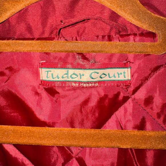 Vintage Bogner Puffer Jacket Sz 44 Large Ski Puffer Made In USA Red 80s Bright - Picture 3 of 5